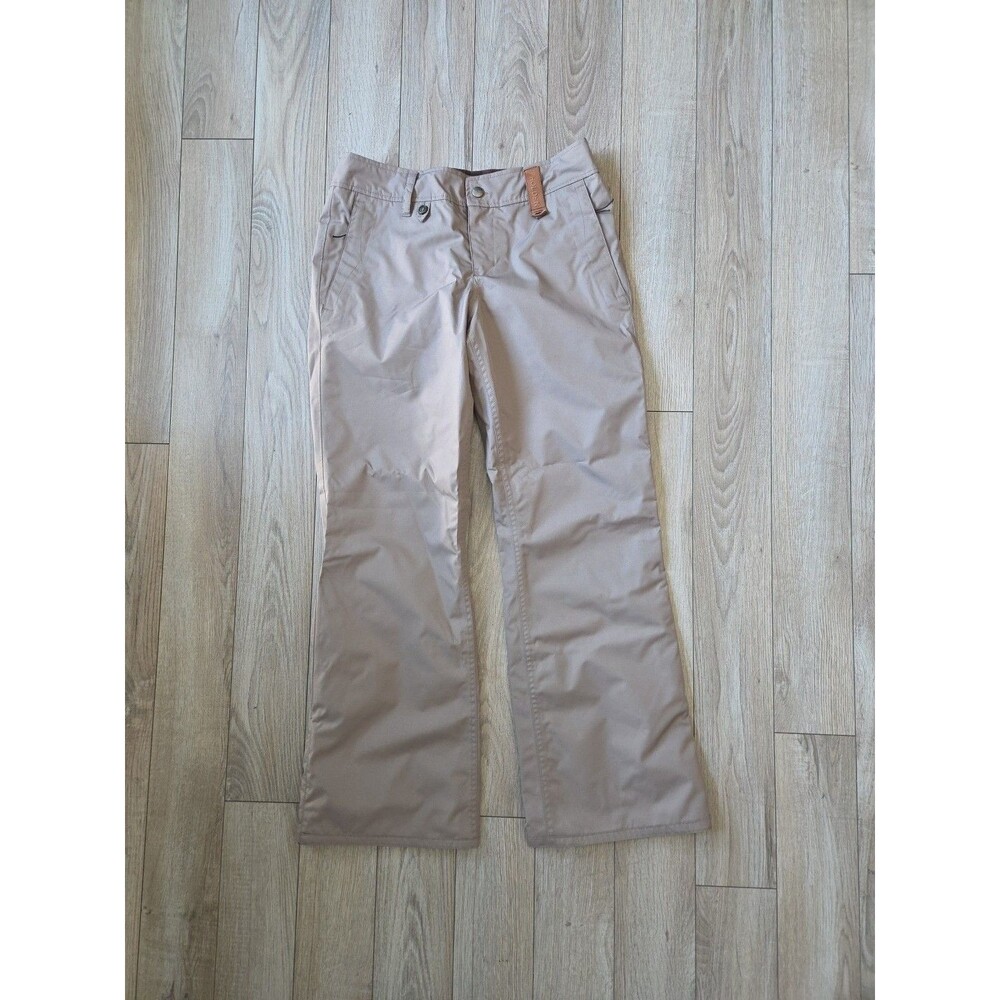 Holden Snow Pants Womens Beige Brown Snowboard Ski Lined Small